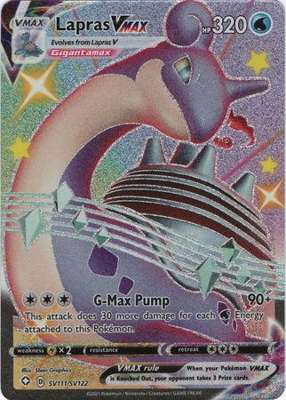 Lapras VMAX - SV111/SV122 - Shiny Rare Shining Fates-Cherry Collectables