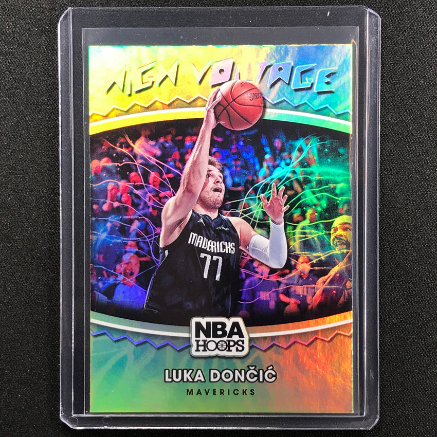 2021-22 Hoops Luka Doncic High Voltage Holo No 25
