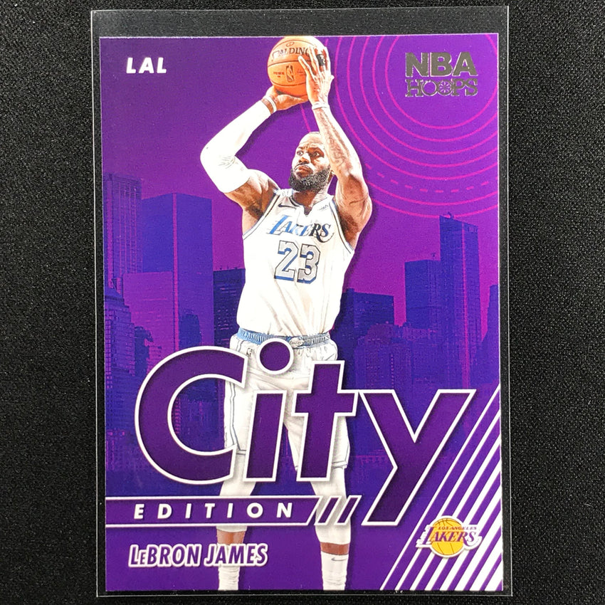 2021-22 Hoops Lebron James City Edition No 5