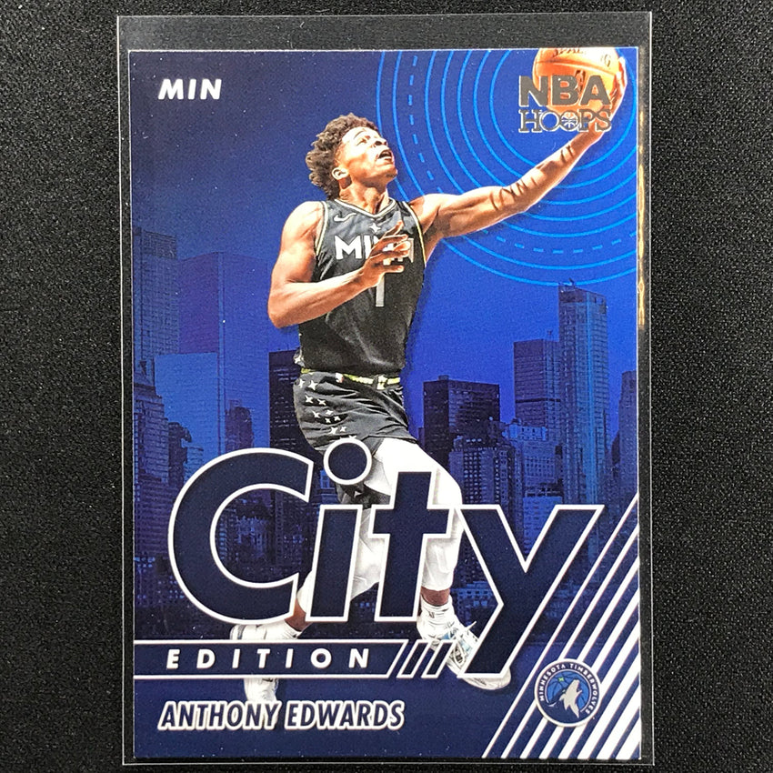 2021-22 Hoops Anthony Edwards City Edition No 15