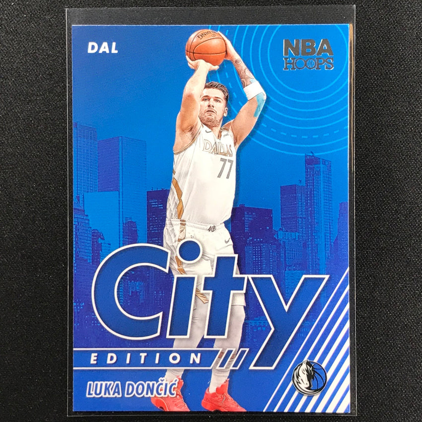 2021-22 Hoops Luka Doncic City Edition No 23