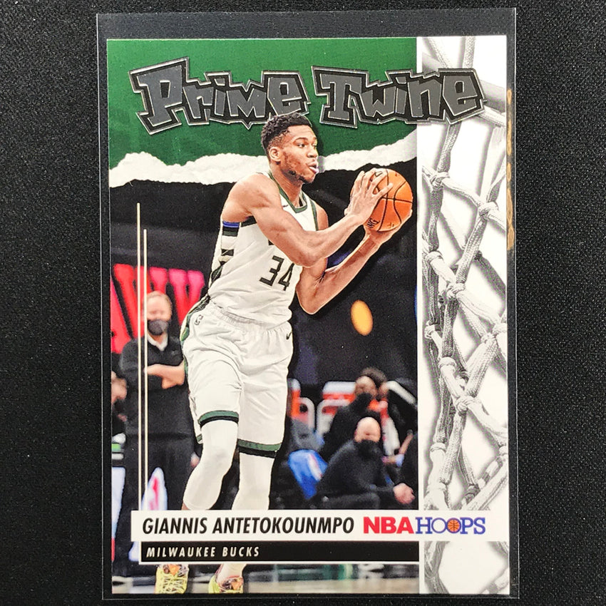 2021-22 Hoops GIANNIS ANTETOKOUNMPO Prime Twine #11