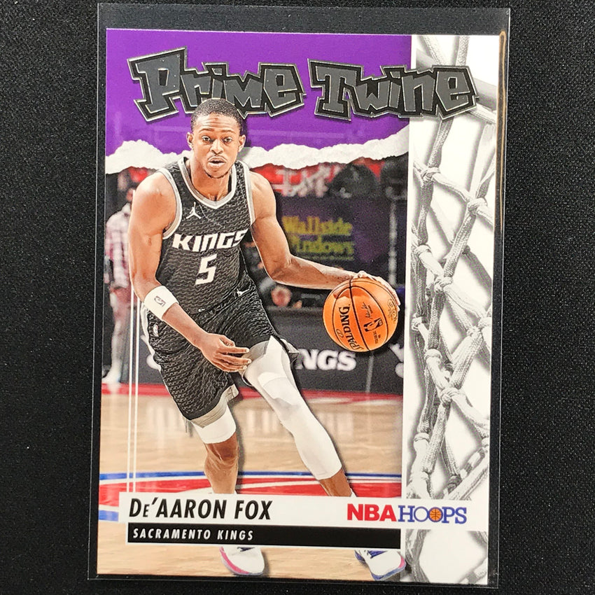 2021-22 Hoops Deaaron Fox Prime Twine No 15