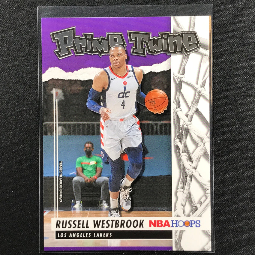 2021-22 Hoops RUSSELL WESTBROOK Prime Twine #16