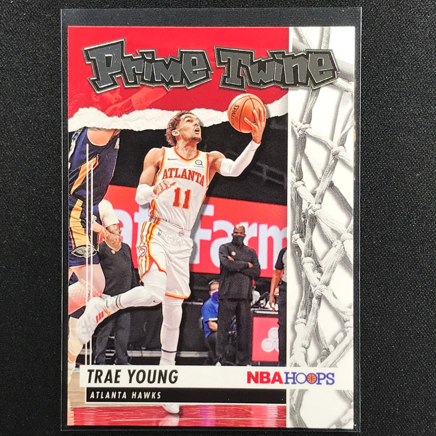 2021-22 Hoops TRAE YOUNG Prime Twine #24