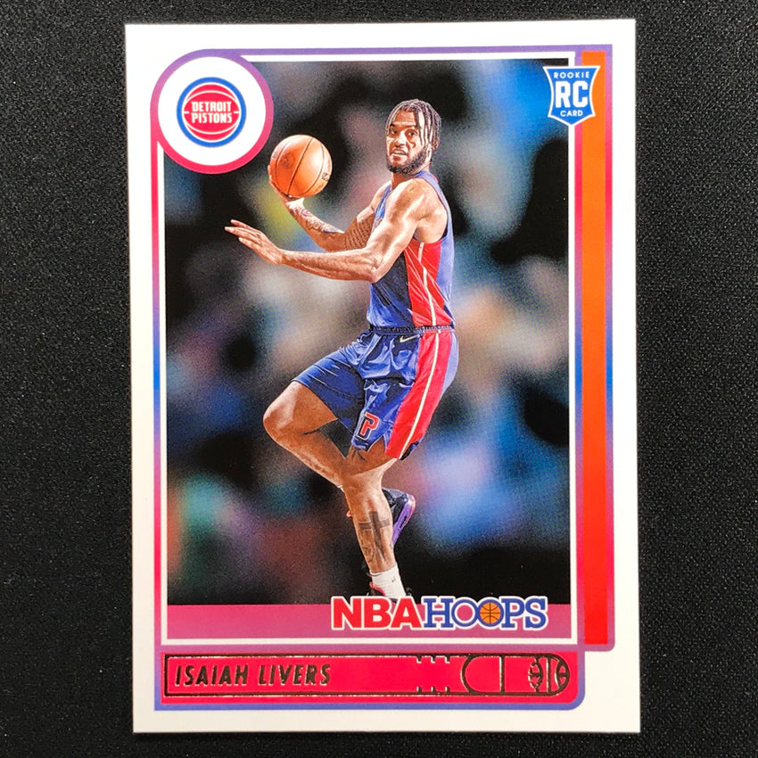 2021-22 Hoops ISAIAH LIVERS Rookie Base #208