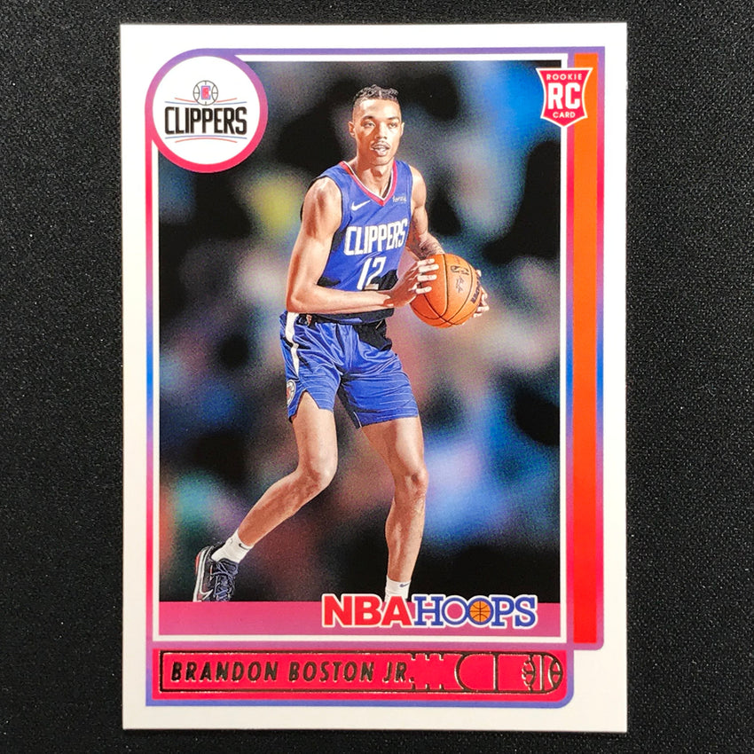 2021-22 Hoops BRANDON BOSTON JR. Rookie Base #233