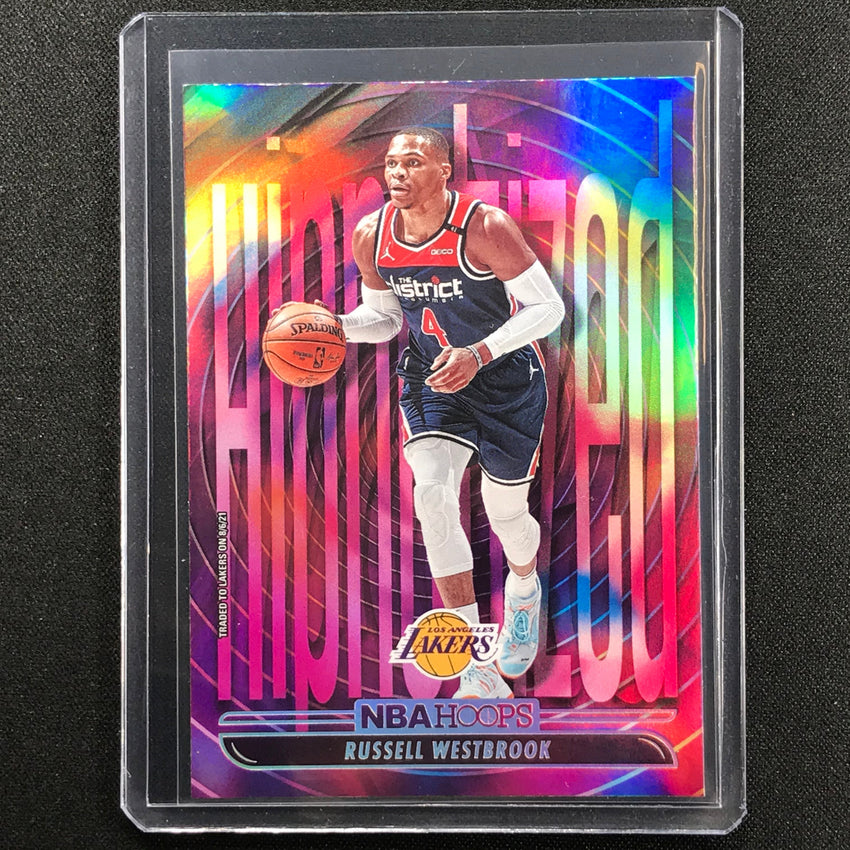 2021-22 Hoops Russell Westbrook Hipnotized Holo No 8