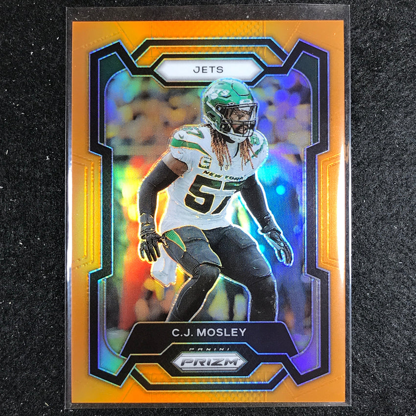 2023 Prizm Football C.j. Mosley Base Orange 162/249