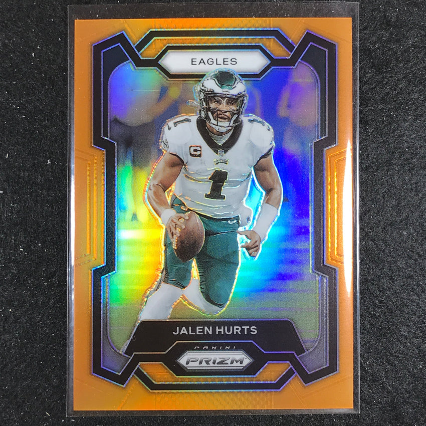 2023 Prizm Football Jalen Hurts Base Orange 190/249