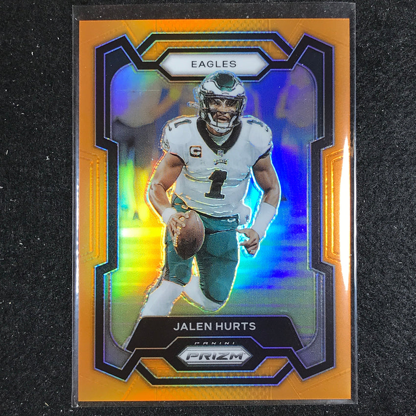 2023 Prizm Football Jalen Hurts Base Orange 210/249