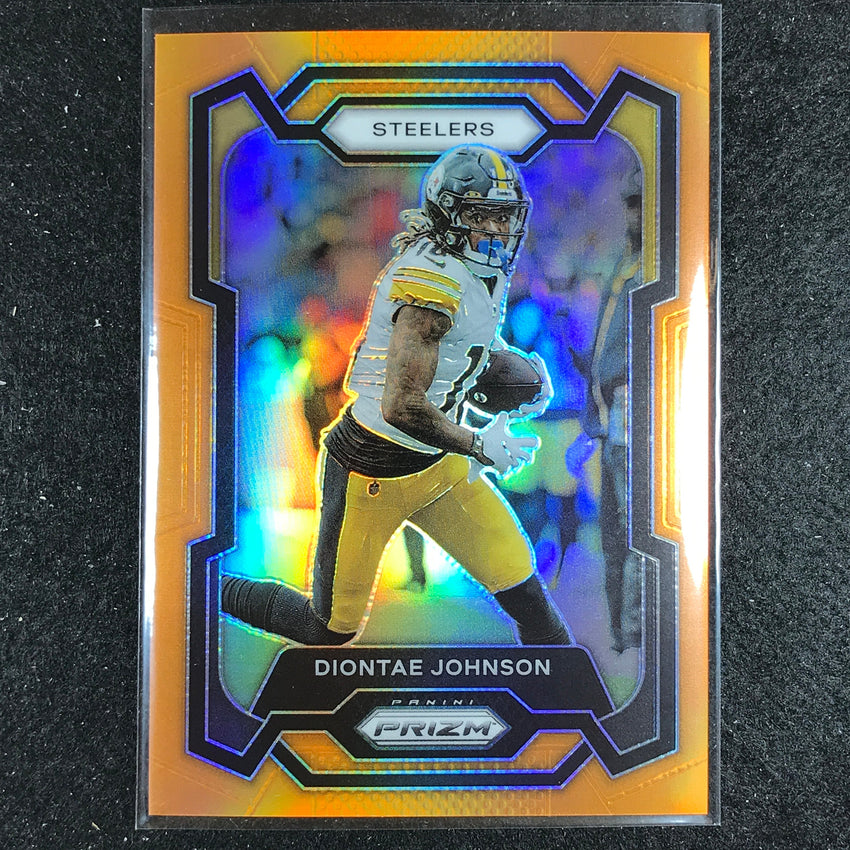 2023 Prizm Football Diontae Johnson Base Orange 99/249