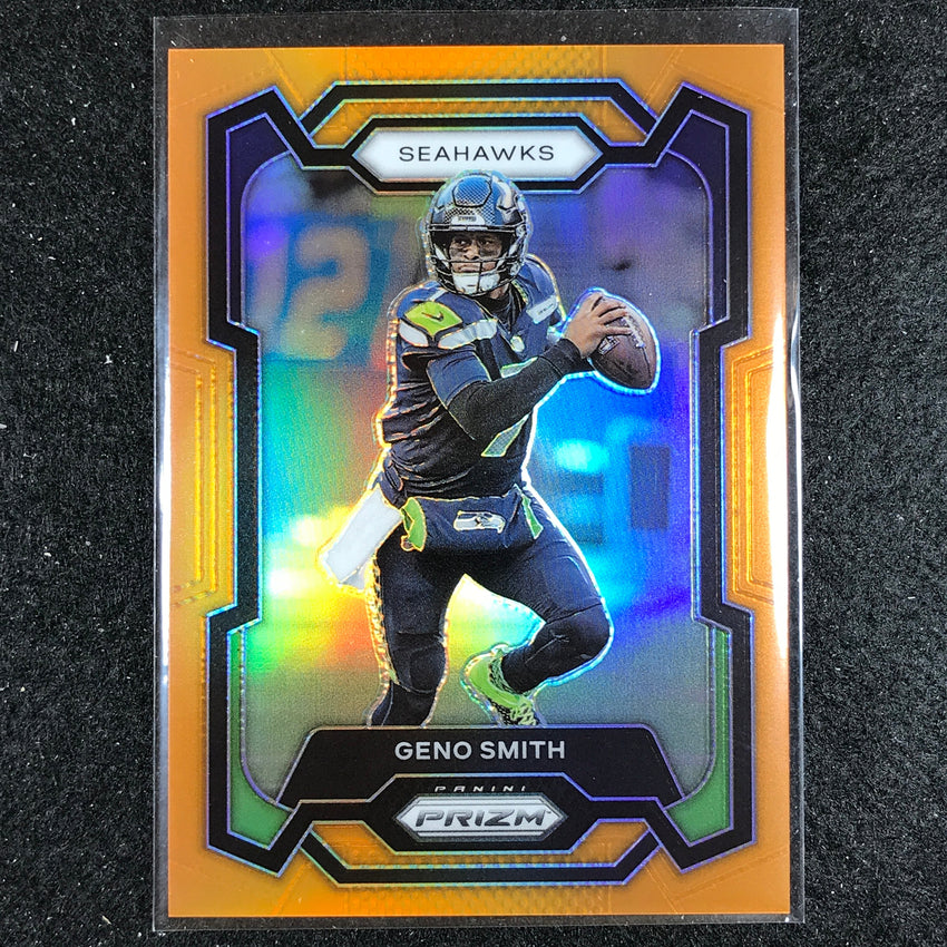 2023 Prizm Football Geno Smith Base Orange 56/249