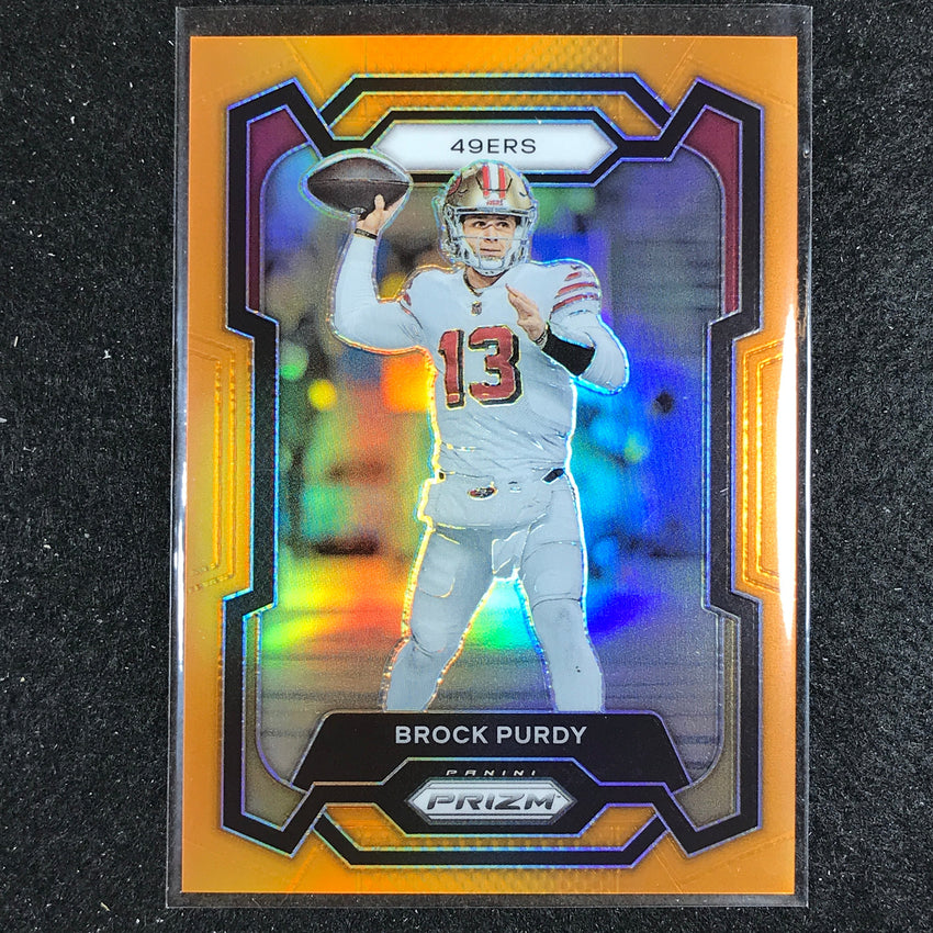 2023 Prizm Football Brock Purdy Base Orange 60/249