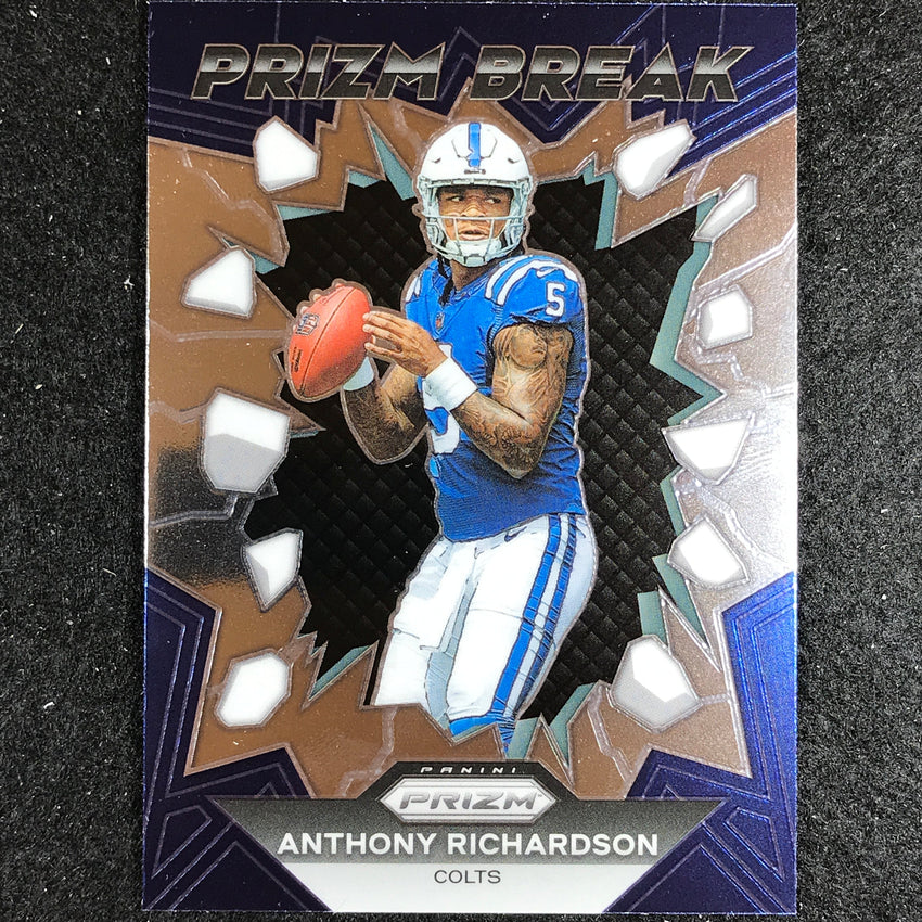 2023 Prizm Football Anthony Richardson Prizm Break Rookie Base No 4
