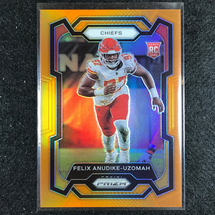 2023 Prizm Football Felix Anudike-uzomah Rookie Base Orange 134/249