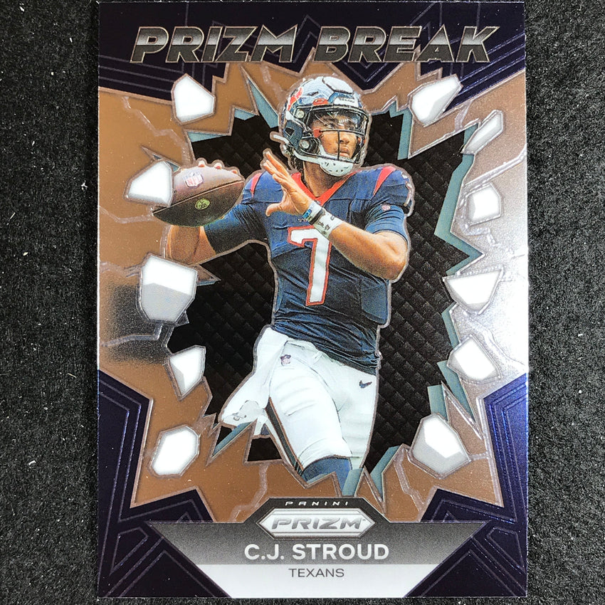 2023 Prizm Football C.J. STROUD Prizm Break Rookie Base #6