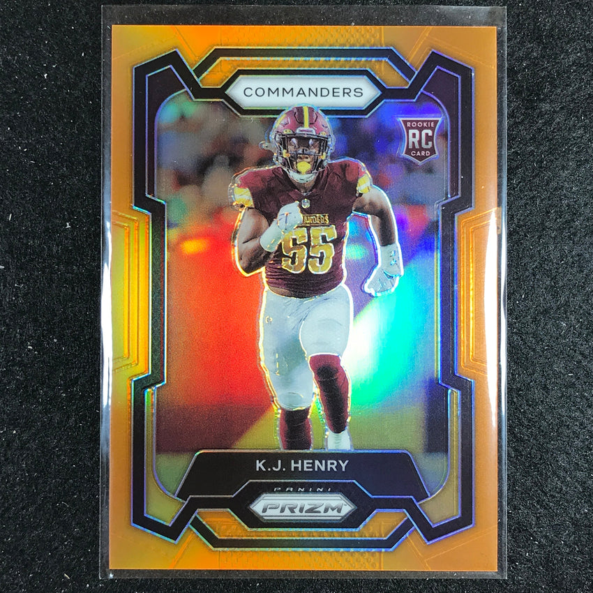 2023 Prizm Football K.j. Henry Rookie Base Orange 81/249