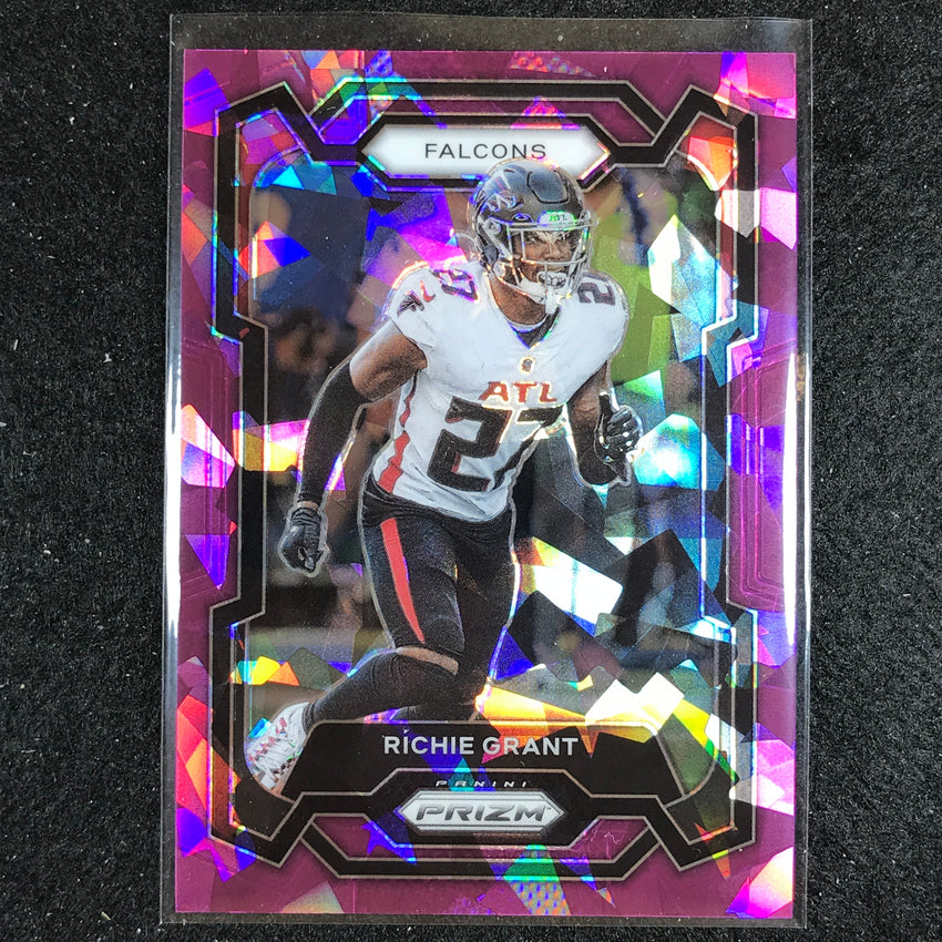 2023 Prizm Football Richie Grant Base Purple Ice 173/225
