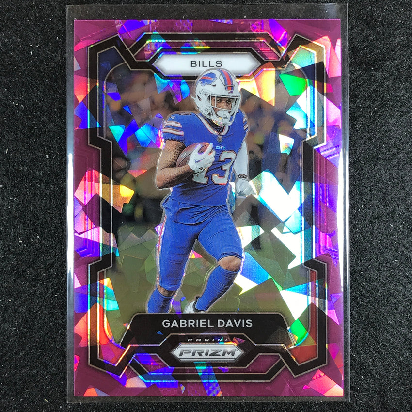 2023 Prizm Football Gabriel Davis Base Purple Ice 48/225