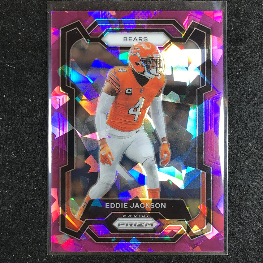 2023 Prizm Football Eddie Jackson Base Purple Ice 86/225