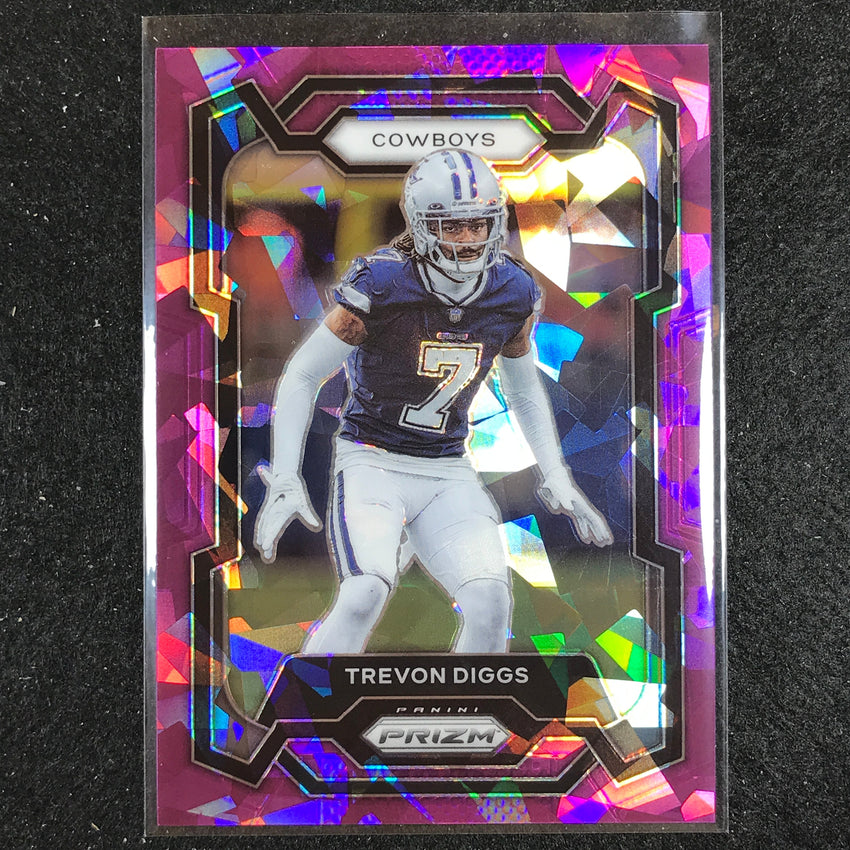 2023 Prizm Football Trevon Diggs Base Purple Ice 57/225