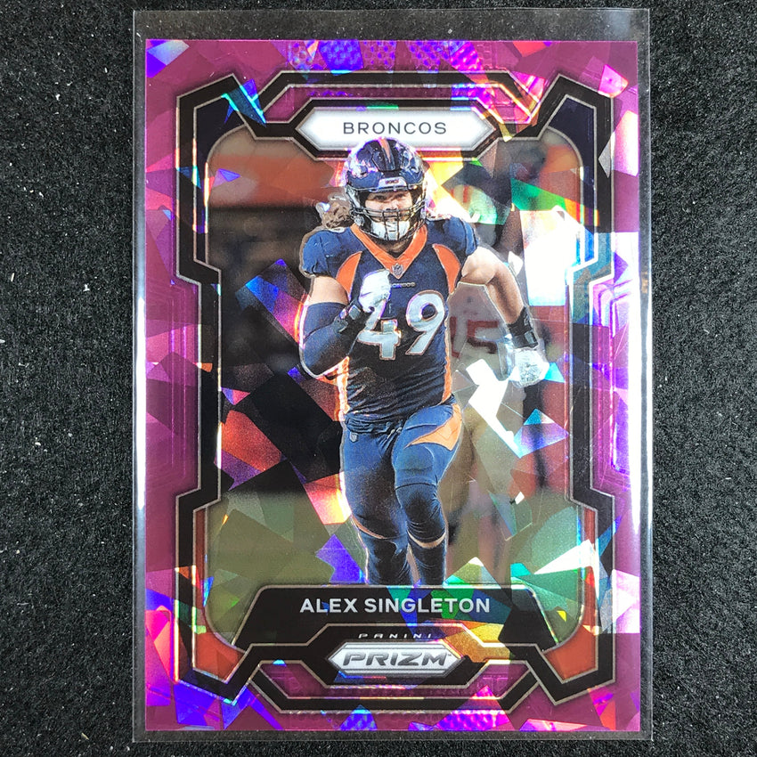 2023 Prizm Football Alex Singleton Base Purple Ice 204/225