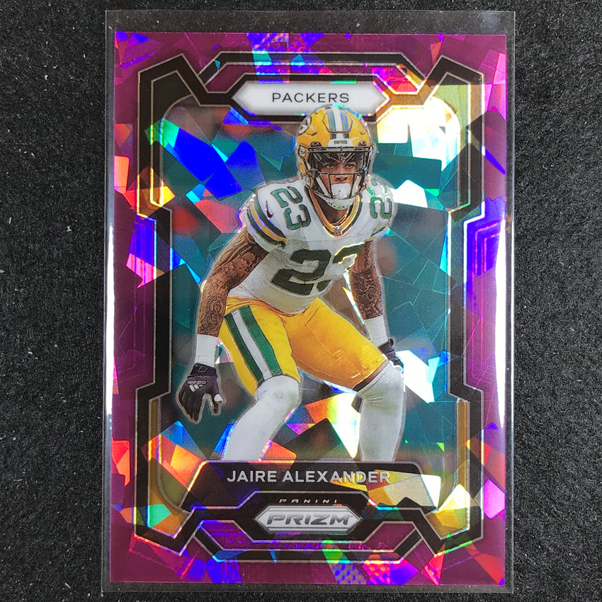 2023 Prizm Football Jaire Alexander Base Purple Ice 183/225