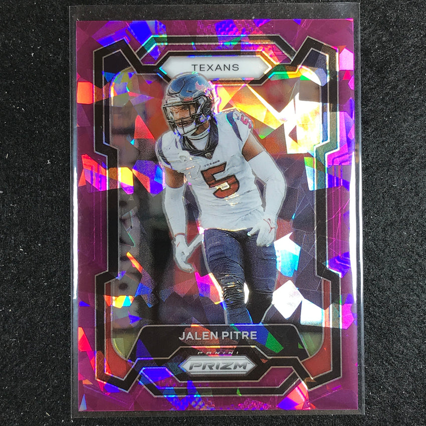 2023 Prizm Football Jalen Pitre Base Purple Ice 72/225