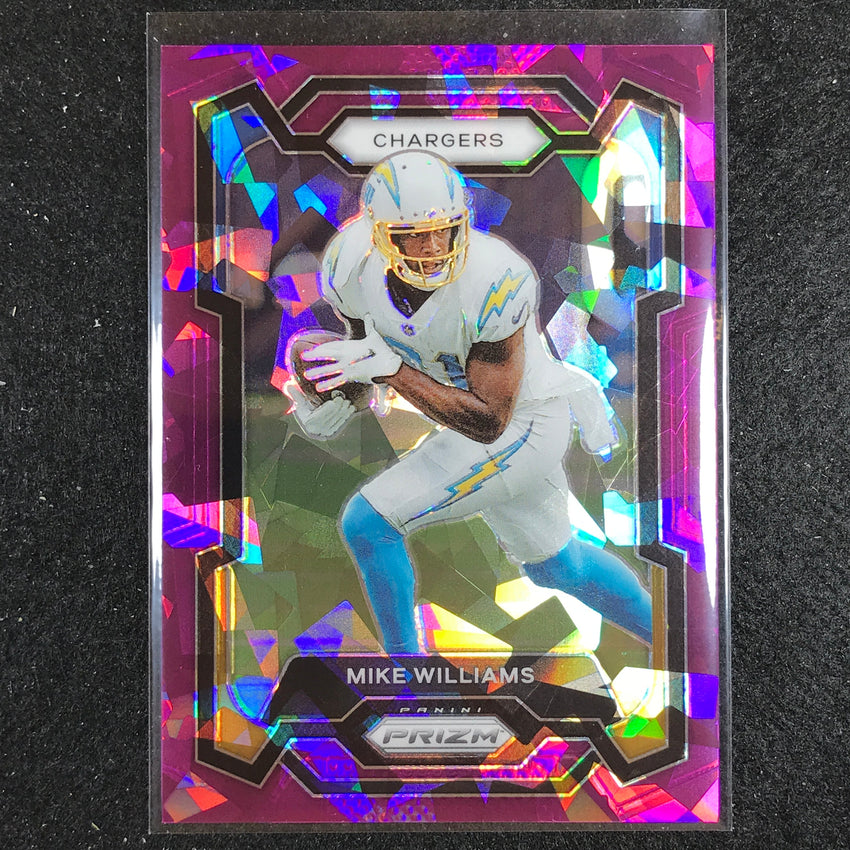 2023 Prizm Football Mike Williams Base Purple Ice 161/225