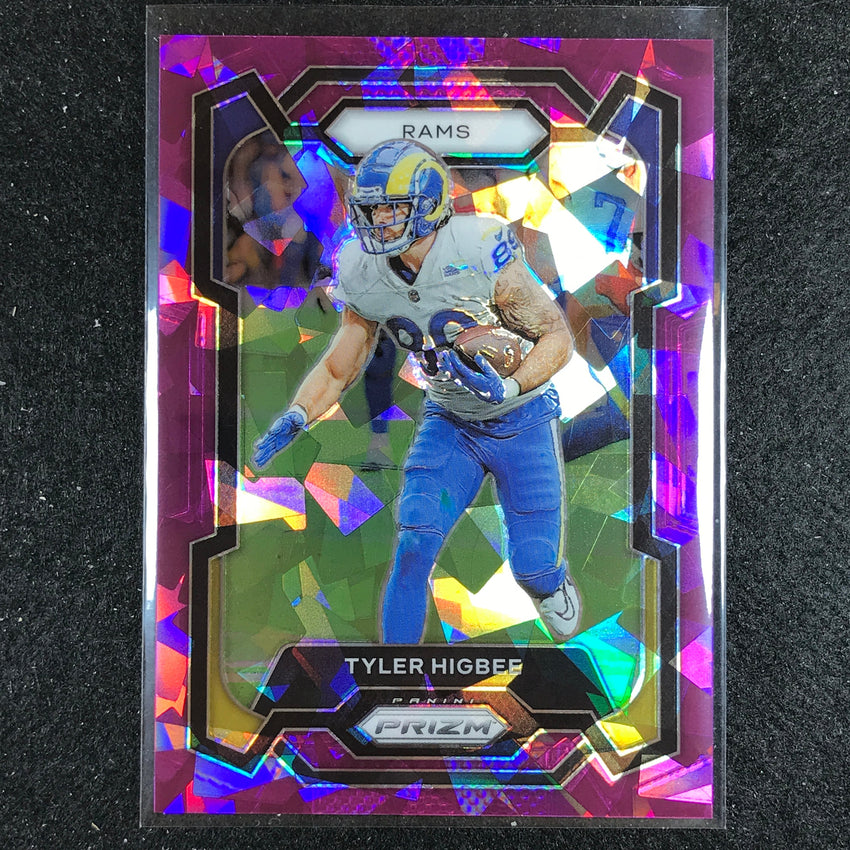 2023 Prizm Football Tyler Higbee Base Purple Ice 45/225