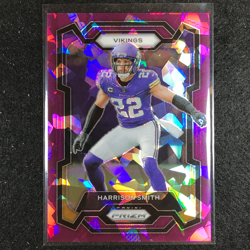 2023 Prizm Football Harrison Smith Base Purple Ice 118/225