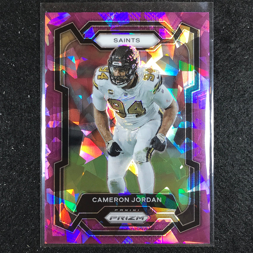 2023 Prizm Football Cameron Jordan Base Purple Ice 192/225