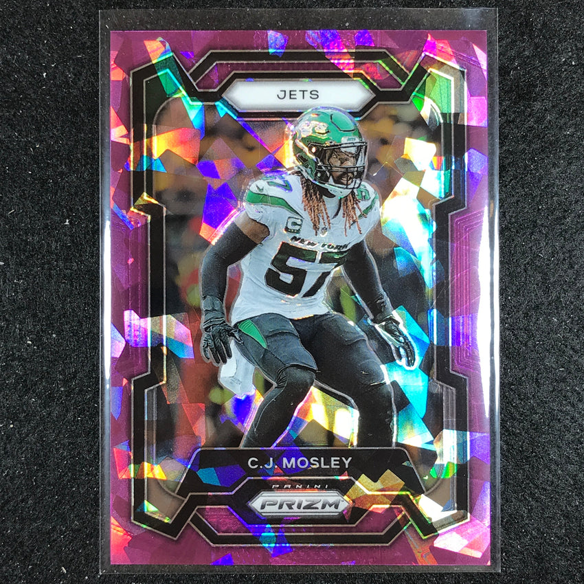 2023 Prizm Football C.j. Mosley Base Purple Ice 146/225