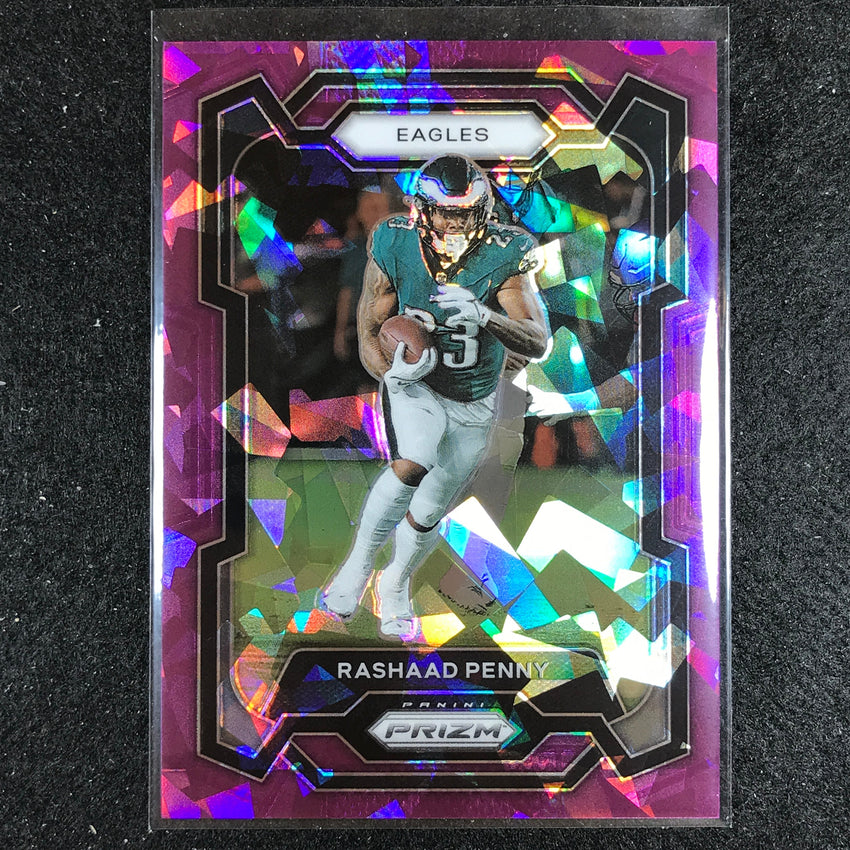 2023 Prizm Football Rashaad Penny Base Purple Ice 82/225