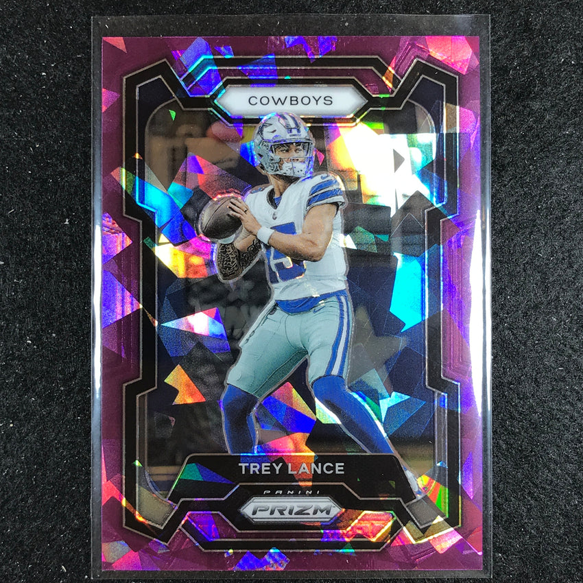 2023 Prizm Football Trey Lance Base Purple Ice 14/225