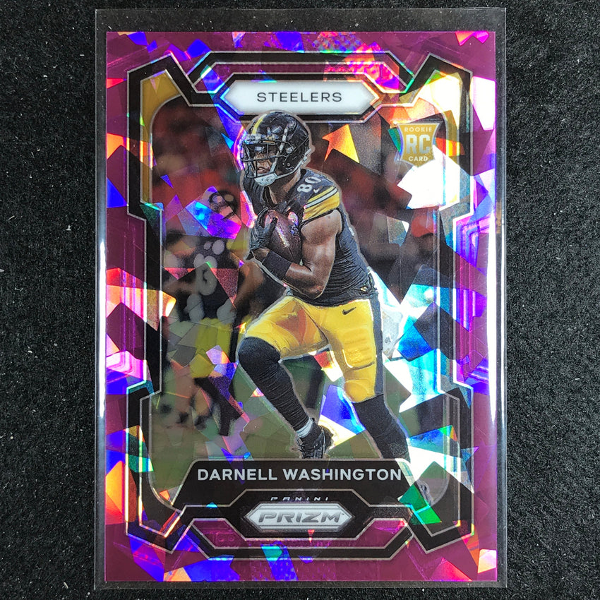 2023 Prizm Football Darnell Washington Rookie Base Purple Ice 138/225