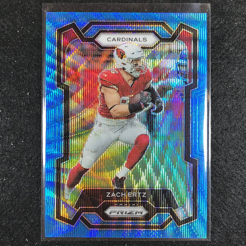 2023 Prizm Football Zach Ertz Base Blue Wave 110/199