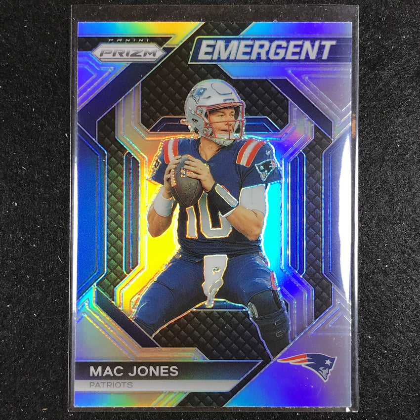 2023 Prizm Football MAC JONES Emergent Silver Prizm #1