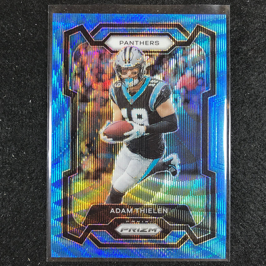 2023 Prizm Football Adam Thielen Base Blue Wave 53/199