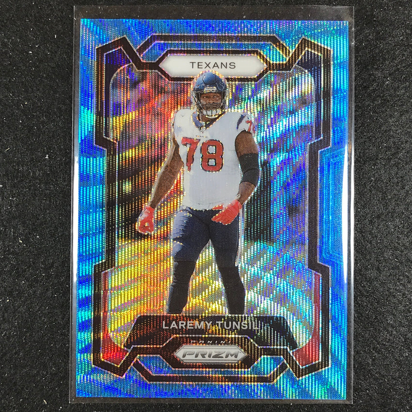 2023 Prizm Football Laremy Tunsil Base Blue Wave 87/199