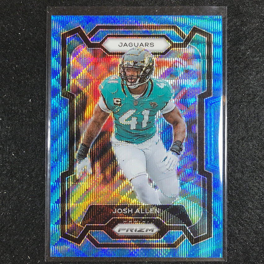 2023 Prizm Football Josh Allen Base Blue Wave 1/199