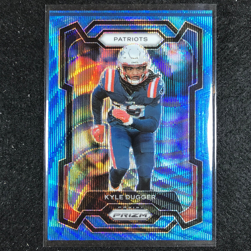2023 Prizm Football Kyle Dugger Base Blue Wave 90/199