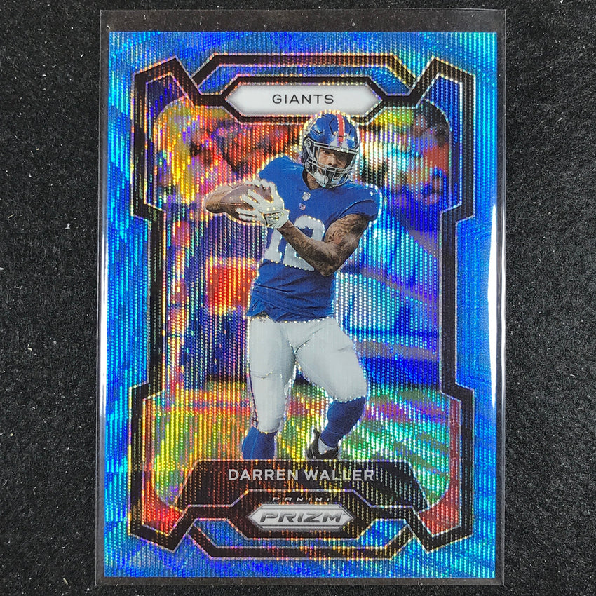2023 Prizm Football Darren Waller Base Blue Wave 178/199