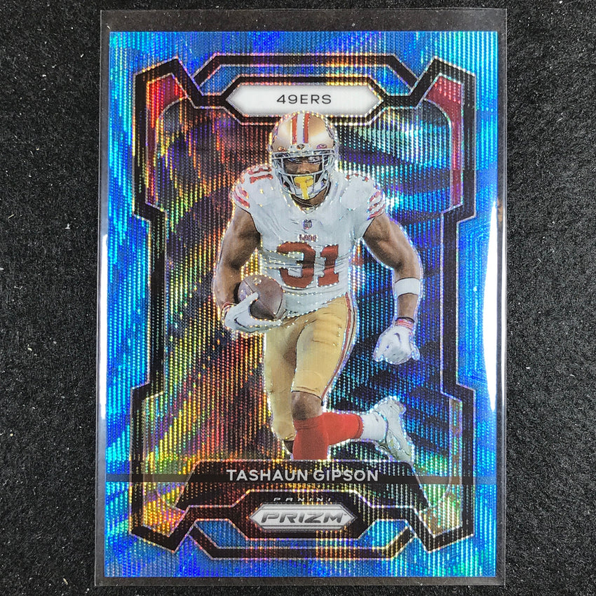2023 Prizm Football Tashaun Gipson Base Blue Wave 173/199