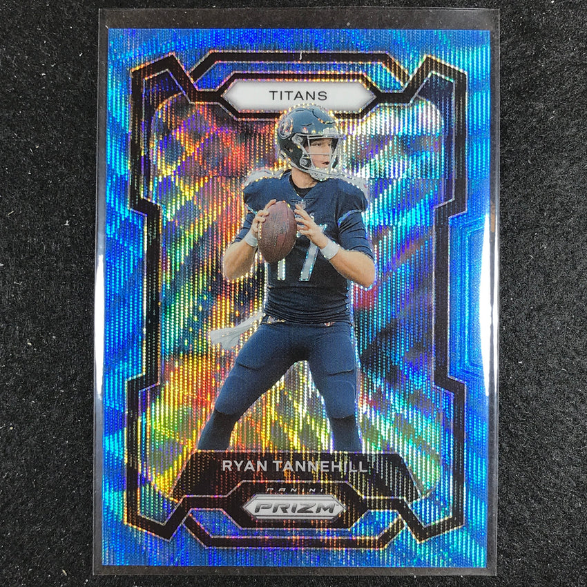 2023 Prizm Football Ryan Tannehill Base Blue Wave 27/199