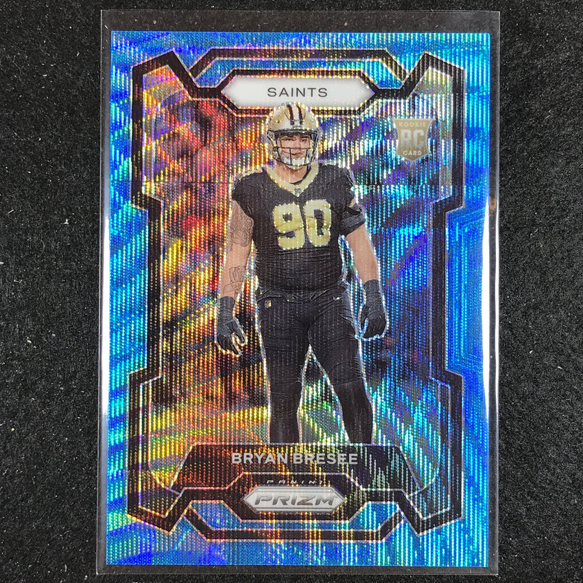 2023 Prizm Football Bryan Bresee Rookie Base Blue Wave 94/199