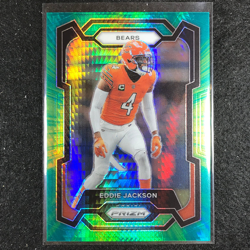 2023 Prizm Football Eddie Jackson Base Hyper 50/175