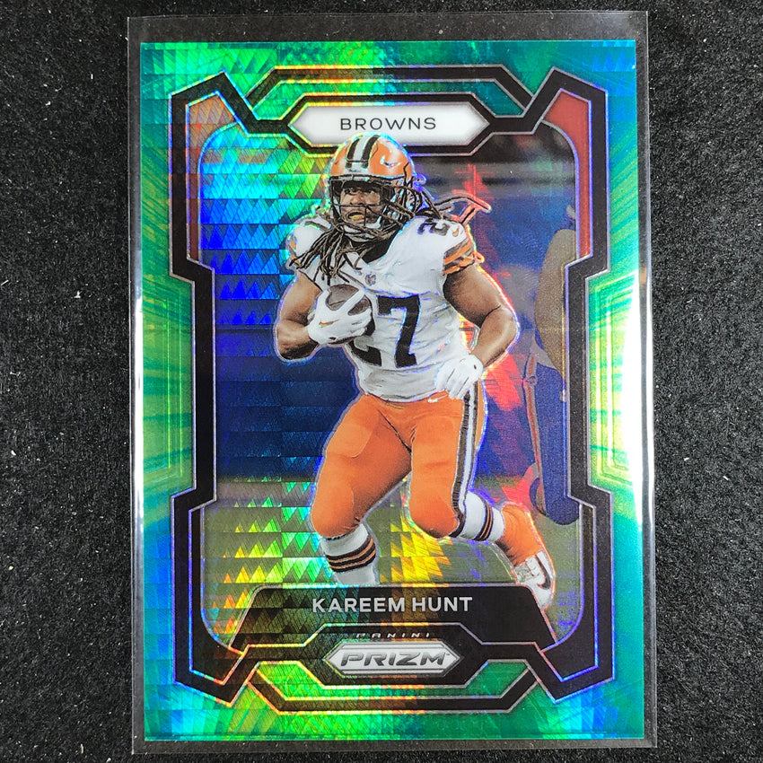 2023 Prizm Football Kareem Hunt Base Hyper 51/175