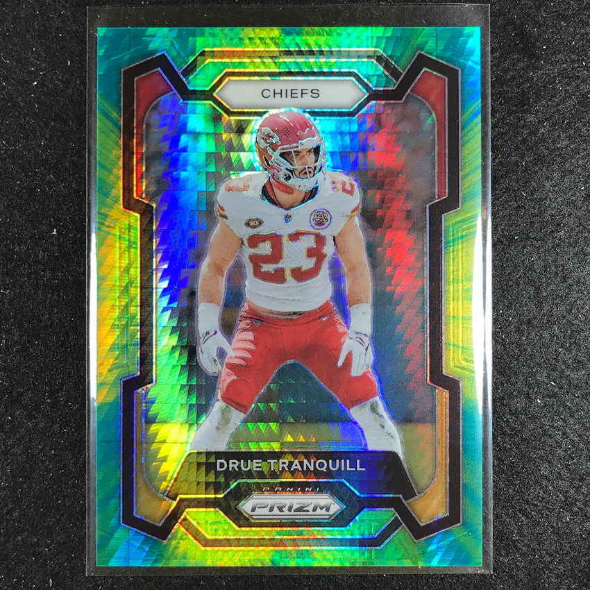 2023 Prizm Football Drue Tranquill Base Hyper 27/175